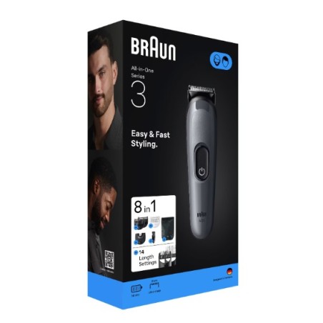 Braun AIO3540 Trimmer Sort